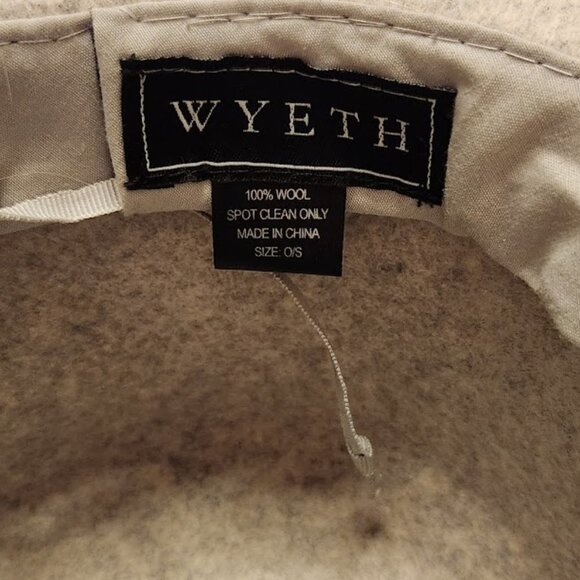 Wyeth Heather Gray Felted 100% Australian Wool River Stiff Brim Hat